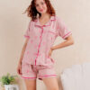 Pijama de dama Manga corta cobertura Corazones- Modelo Nancy - Imagen 7