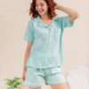 Pijama de dama Manga corta cobertura Corazones- Modelo Nancy - Imagen 8