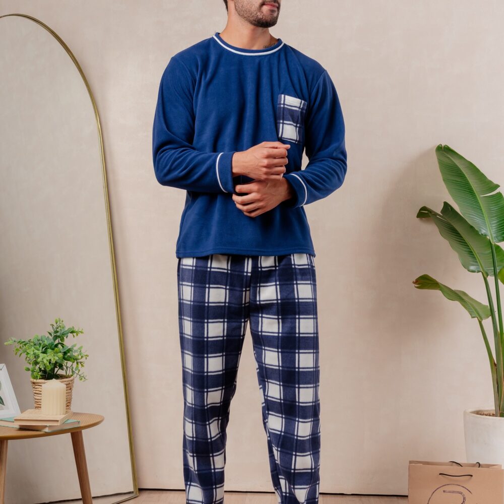 Pijama de Caballero en Micropolar - Modelo Diego